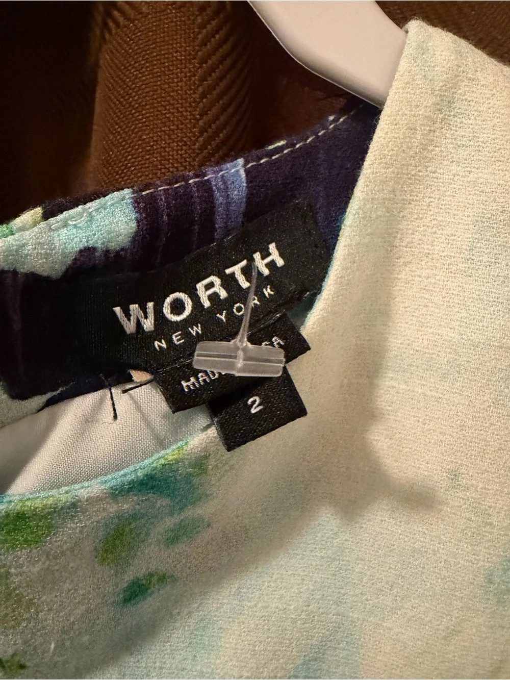 Worth New York Floral Shift Dress size 2 - Picture 5 of 5